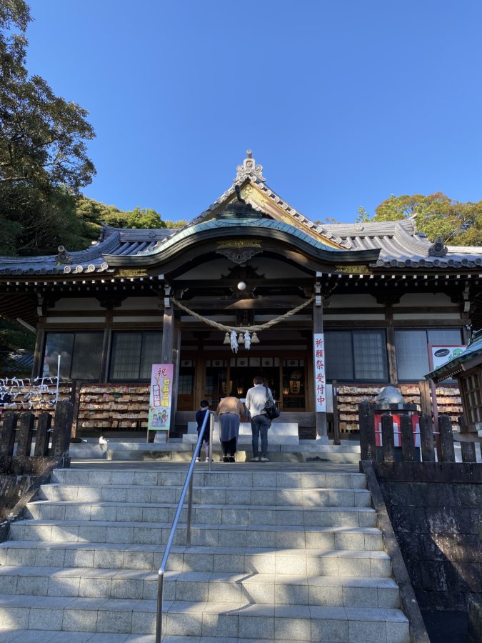 八幡竈門神社拝殿
